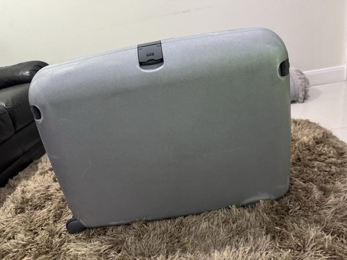 Grey hard case suitcase - hard,