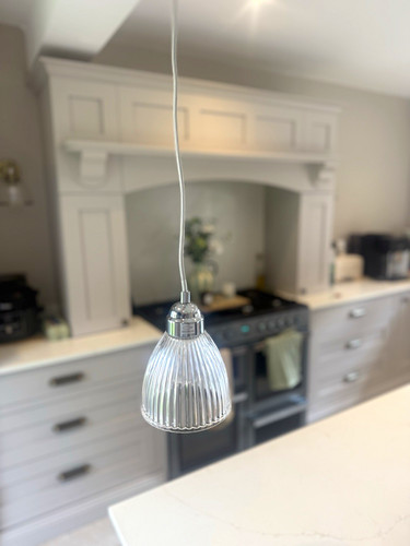 Chrome pendant ceiling - m&s,