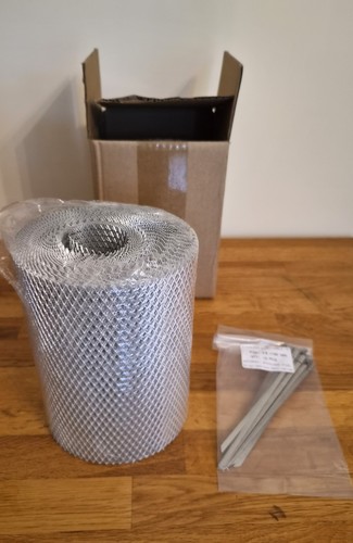 Aluminum gutter mesh x - gutter,