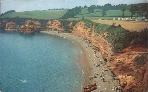 Vintage ladram bay devon - ladram,