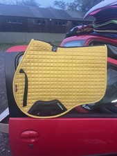 LeMieux Suede GP Square Dijon Yellow General Purpose Saddle Cloth Pad Large