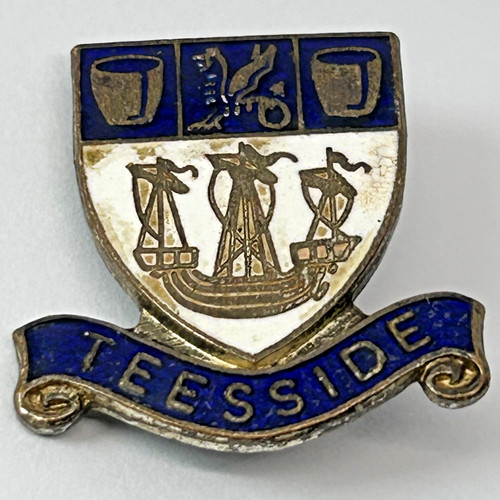 Teesside vintage enamel pin - vintage,