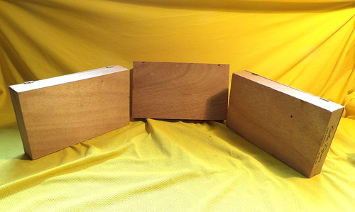 Empty wooden cigar - ,