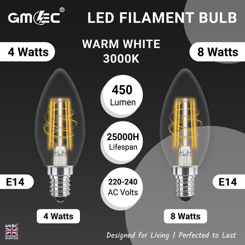 E14 led filament - e14,