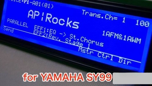 Yamaha sy99 lcd - yamaha, display