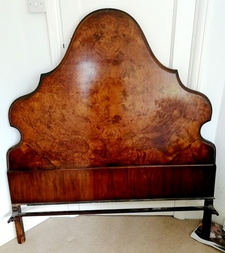 Burr walnut vintage bedroom - walnut,