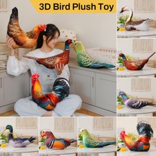 Simulation 3D Bird Plush Toy