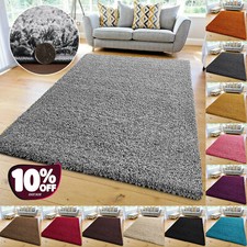 Thick Large Shaggy Rugs Non