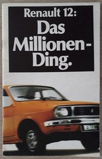 Renault 12 Range Brochure 1978 - L  TL  TS  Auto  Estate