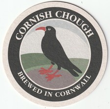 BEER MAT - CORNISH CHOUGH