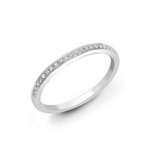 18ct white gold - gold, 10pt