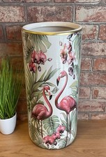Flamingos Ceramic Umbrella /