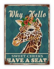 Funny Giraffe " Sweet Cheeks "