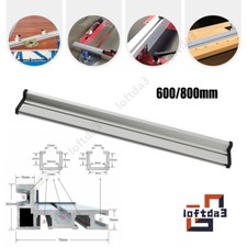 600/800mm T-track Miter Track Jig T-slot Fixture Slot Woodworking Tool Aluminum