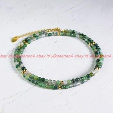 4mm Moss Agate Choker Delicate