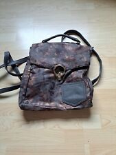 L CREDI Rucksac Bag. In Brown And Bronze 13 Wide 6 Deep 15ins Tall