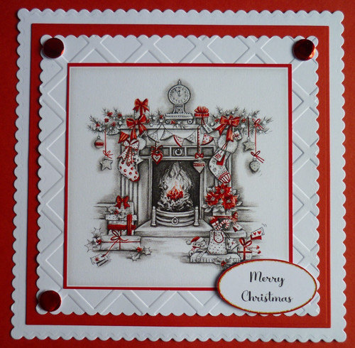 Handmade christmas card - handmade,