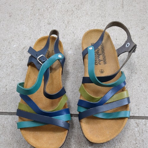 Moshulu strappy leather - , blue