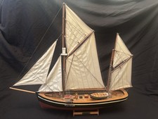Large Vintage Wooden Model