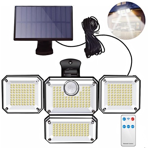 Led solar split wall light - solar,