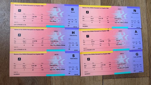 Ticket collection 1984 - 6,