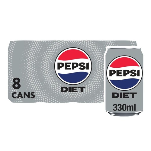 Pepsi diet cola - cans, 8