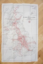 1932  LMS Large Railway Map
