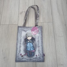 santoro London gorjuss coated canvas bag. Toadstools. Shopping Bag New 