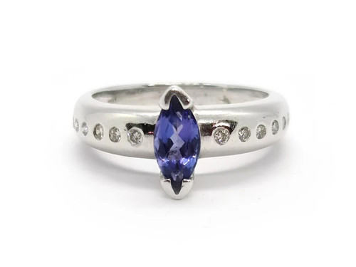 14ct tanzanite diamond - tanzanite, &