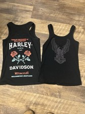 Two Harley Davidson Tank Tops