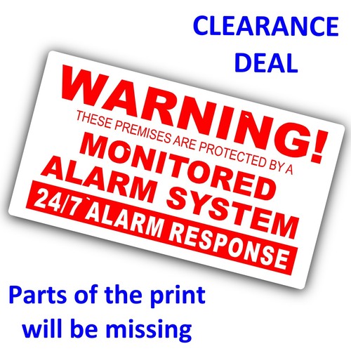 Stickers warning monitored - stickers,