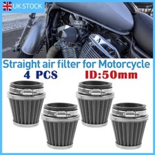 4x 50mm Universal Air Filter