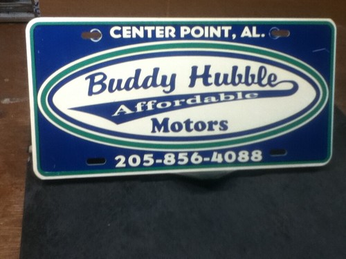 Dealership license plate buddy - license,