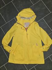 Hunter Thick Rubberised Yellow Waterproof Jacket Coat Rain Sz Xs Vgc