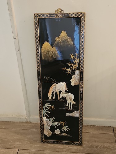 Oriental asian horse wall - oriental, 3-d