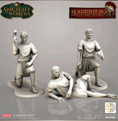 54mm roman camp figures - 54mm,