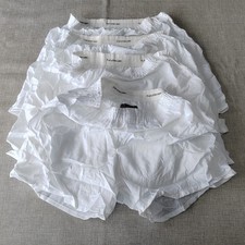 Fruit of the Loom Men's S Tag-Free Woven Boxer Shorts 4-Pack White