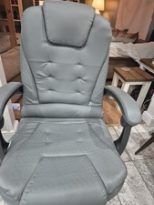 Grey Massage and Heat Executive Office Chair Computer Desk Chair