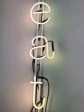 Seletti Neon 3 Letters E A T and Art Transformer BNIB RARE 