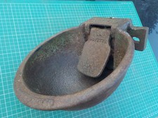 Cast Iron Water Bowl Cattle Drinker Through Planter Bird Bath