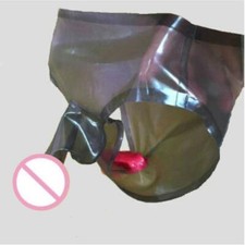 Mens Latex Rubber Dual Sheath