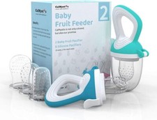 Baby Fruit Feeder & Pacifier Teething Dummy for Babies 2 Pacifiers/Dummies