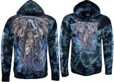 Tie Dye Hoodie Zip Up Grim
