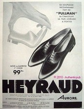 ADVERTISEMENT SHOES HEYRAUD