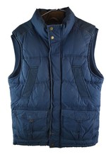 FAT FACE Blue Padded Gilet
