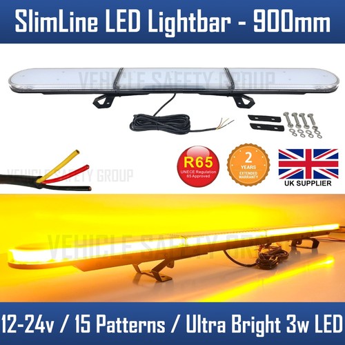 Amber flashing beacon bar - amber,