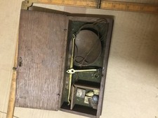 ANTIQUE APOTHECARY TIVOLI SCALES, CASE, & WEIGHTS