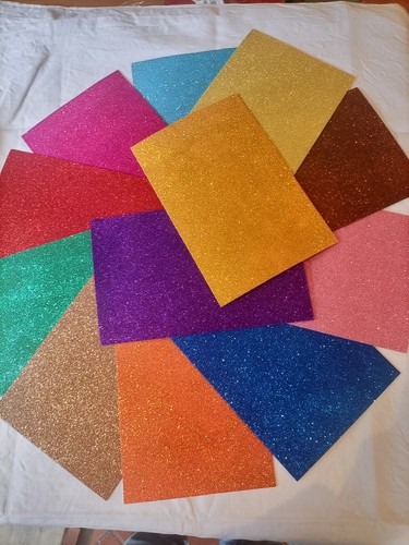Glitter foam sheets - glitter,