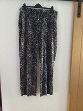 M&S Leopard Print Wide Leg