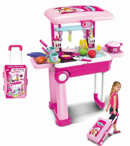 Kids play kitchen - kids, pretend